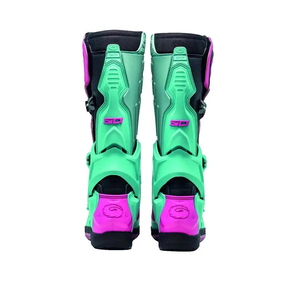 Bottes de motocross Sidi Crossair Mint/Noir/Rose 5/5