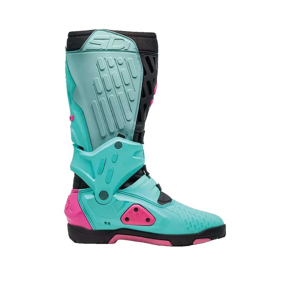 Bottes de motocross Sidi Crossair Mint/Noir/Rose 2/5