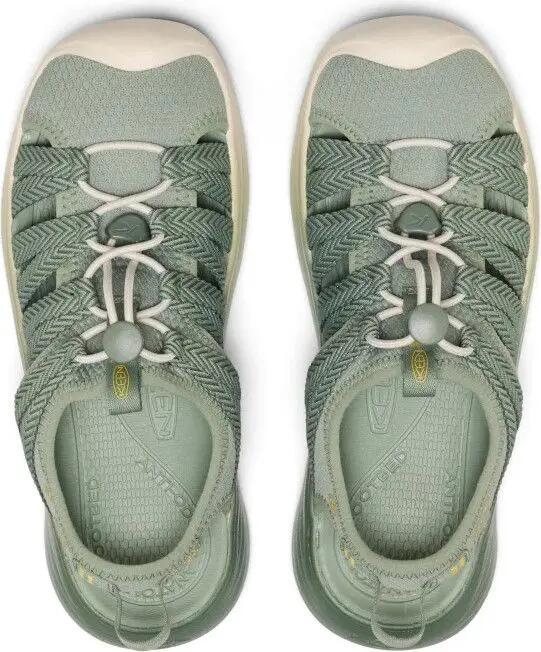 Sandalias de senderismo Keen Whisper Lite verdes para mujer 4/7