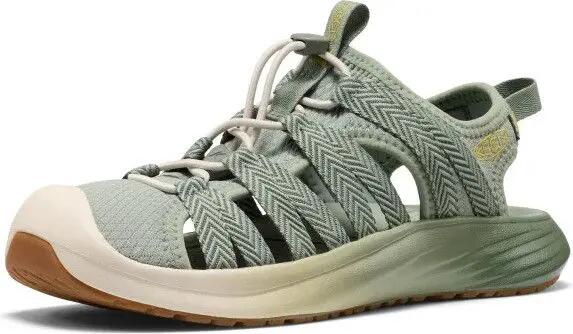 Sandalias de senderismo Keen Whisper Lite verdes para mujer 3/7