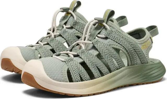 Sandalias de senderismo Keen Whisper Lite verdes para mujer 2/7