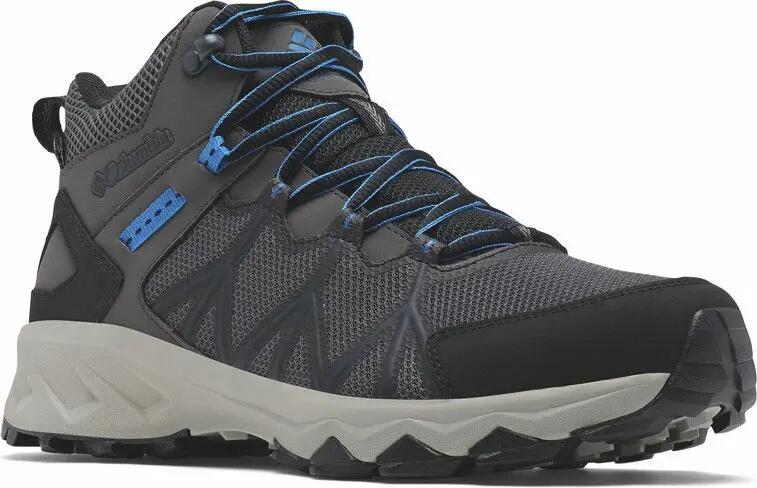 Columbia Mid Peakfreak II Outdry Wanderschuhe Grau/Blau Herren 2/5