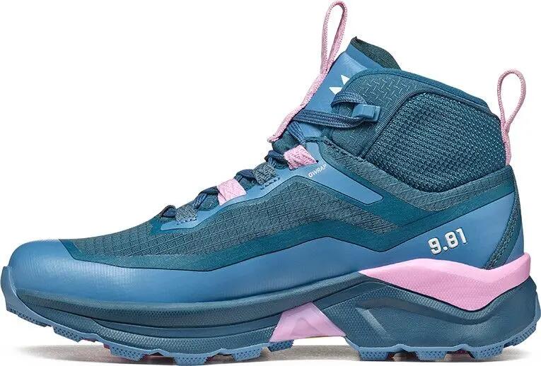 Garmont 9.81 Engage Mid Gore-Tex Damen-Wanderschuhe Blau/Pink 4/5