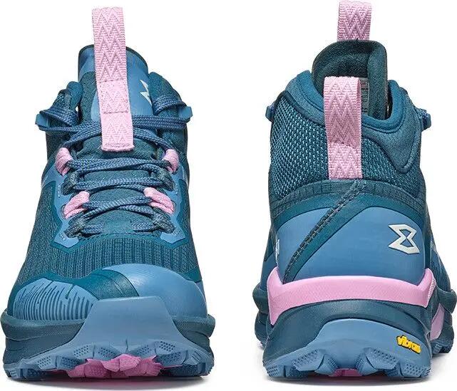 Garmont 9.81 Engage Mid Gore-Tex Damen-Wanderschuhe Blau/Pink 3/5