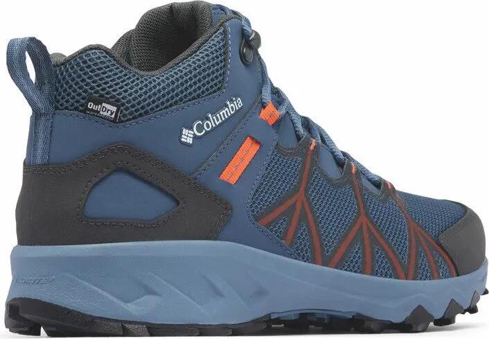 Botas de montaña Columbia Mid Peakfreak II Outdry Azul/Naranja 2/5