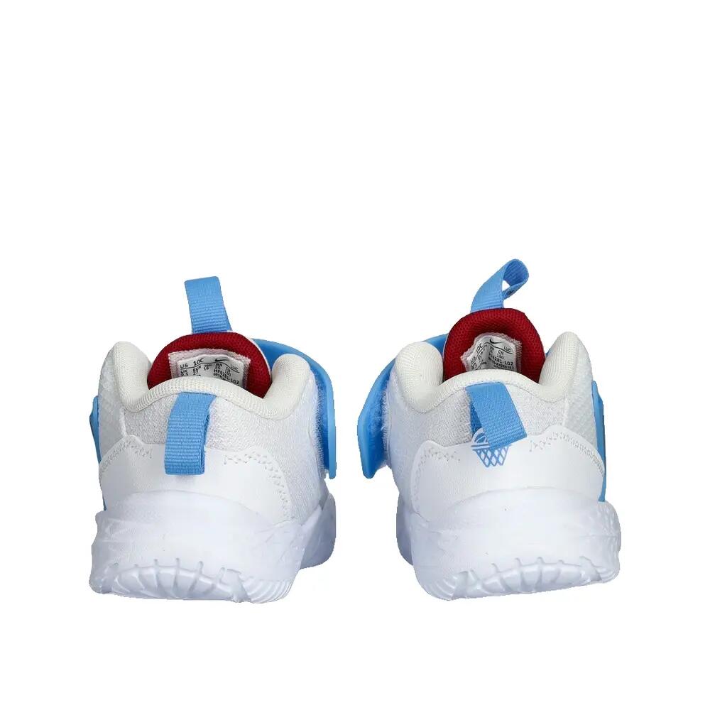 Calzature da basket Nike Team Hustle D Blanc 5/5