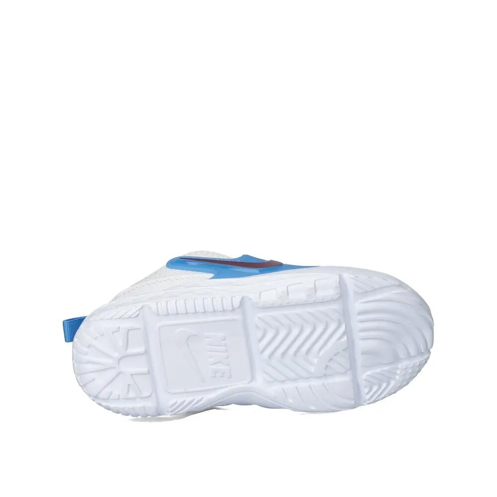 Calzature da basket Nike Team Hustle D Blanc 4/5