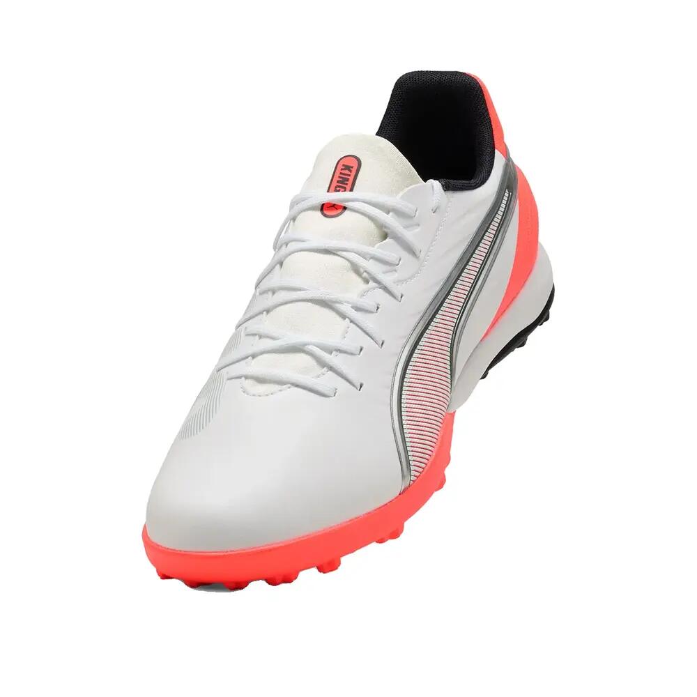Chaussures de football Puma King Match TT Blanc 5/7