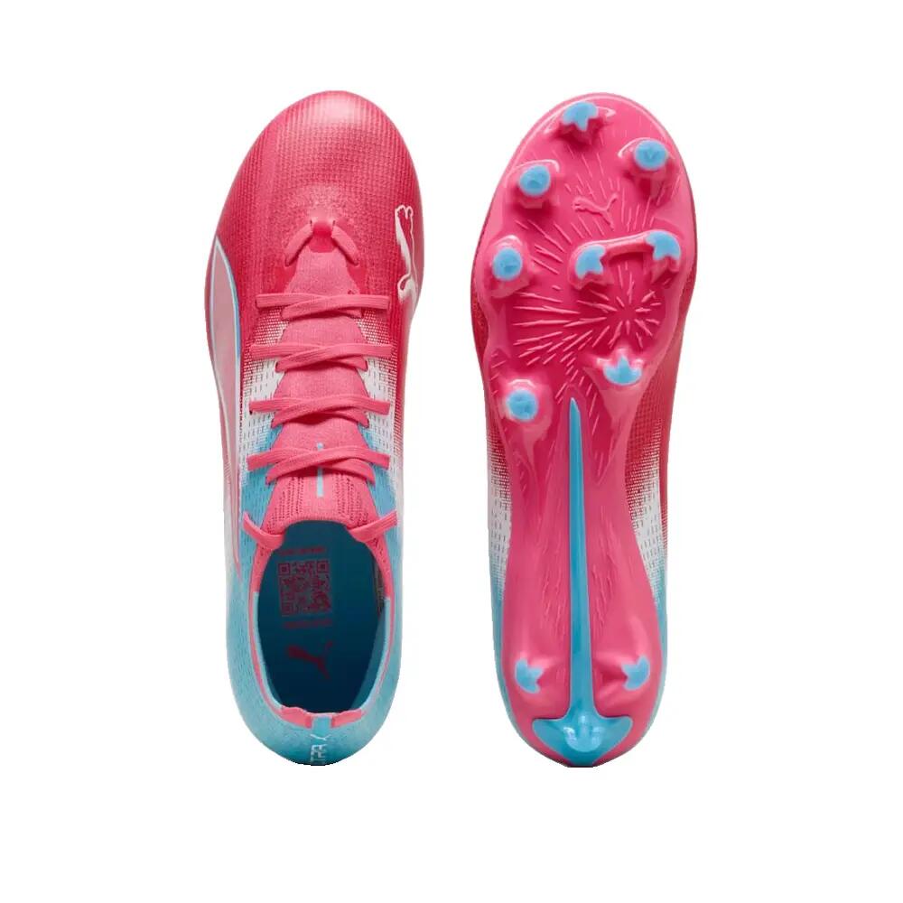 Voetbalschoenen PUMA Ultra 6 Match Re-Charge Roze/Blauw 3/4