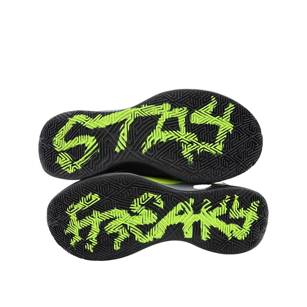 Zapatillas de baloncesto Nike Giannis Freak 6 Negro/Volt/Gris 3/8