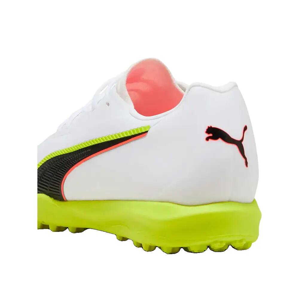 Buty do piłki nożnej PUMA King Match TF Junior Białe 4/6