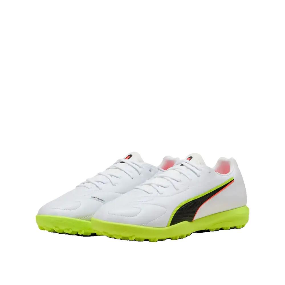 Buty do piłki nożnej PUMA King Match TF Junior Białe 2/6