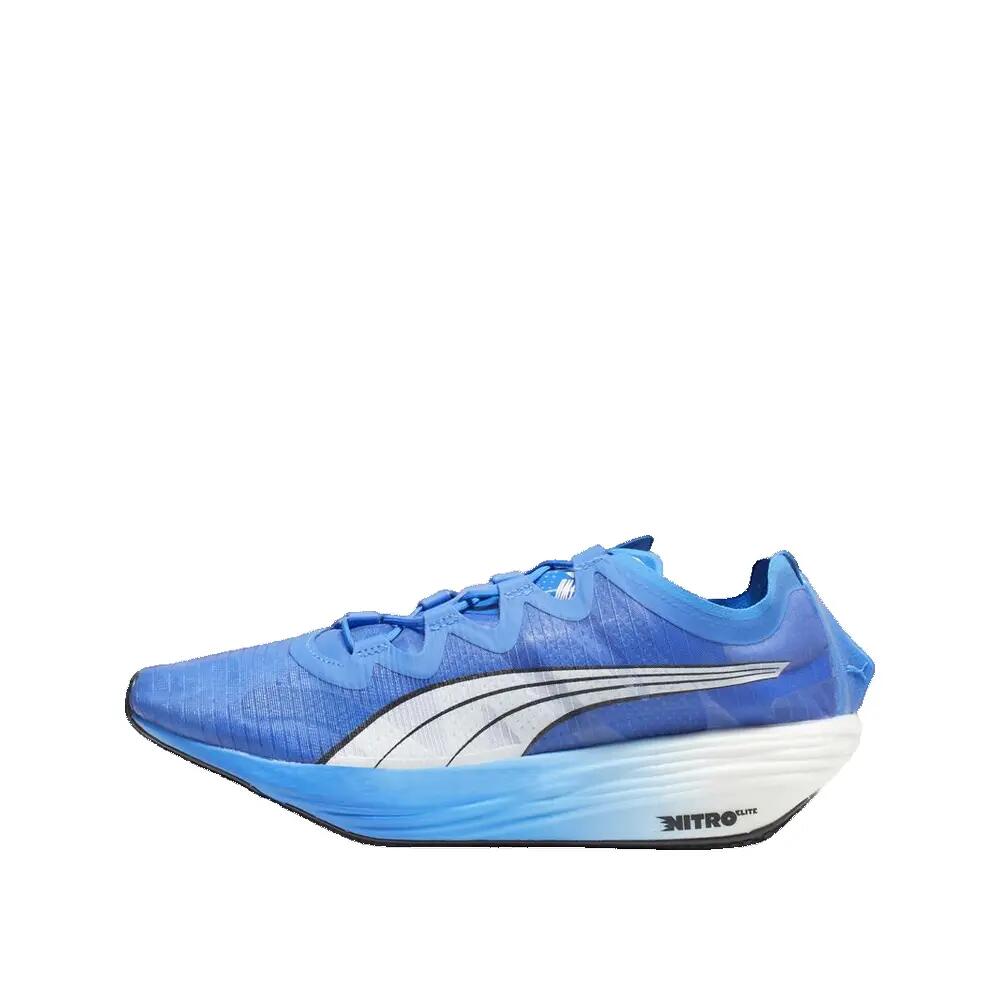 Laufschuhe PUMA FastFWD Nitro Elite Weiß Blau Rosa 3/3