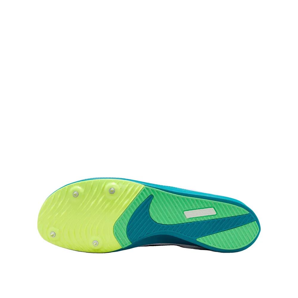 Nike Rival Distance Lauf Schuhe Weiß/Schwarz/Leuchtend Grün 5/6