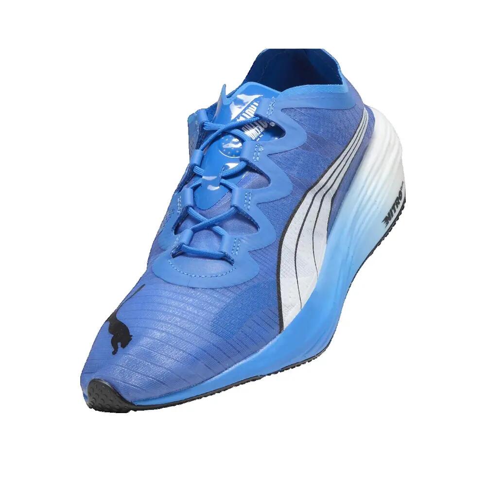 Laufschuhe PUMA FastFWD Nitro Elite Weiß Blau Rosa 2/3