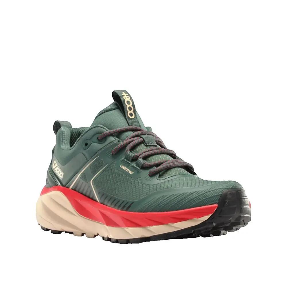 Calçado de trail +8000 Terkan Low Imperméavel Verde 2/4