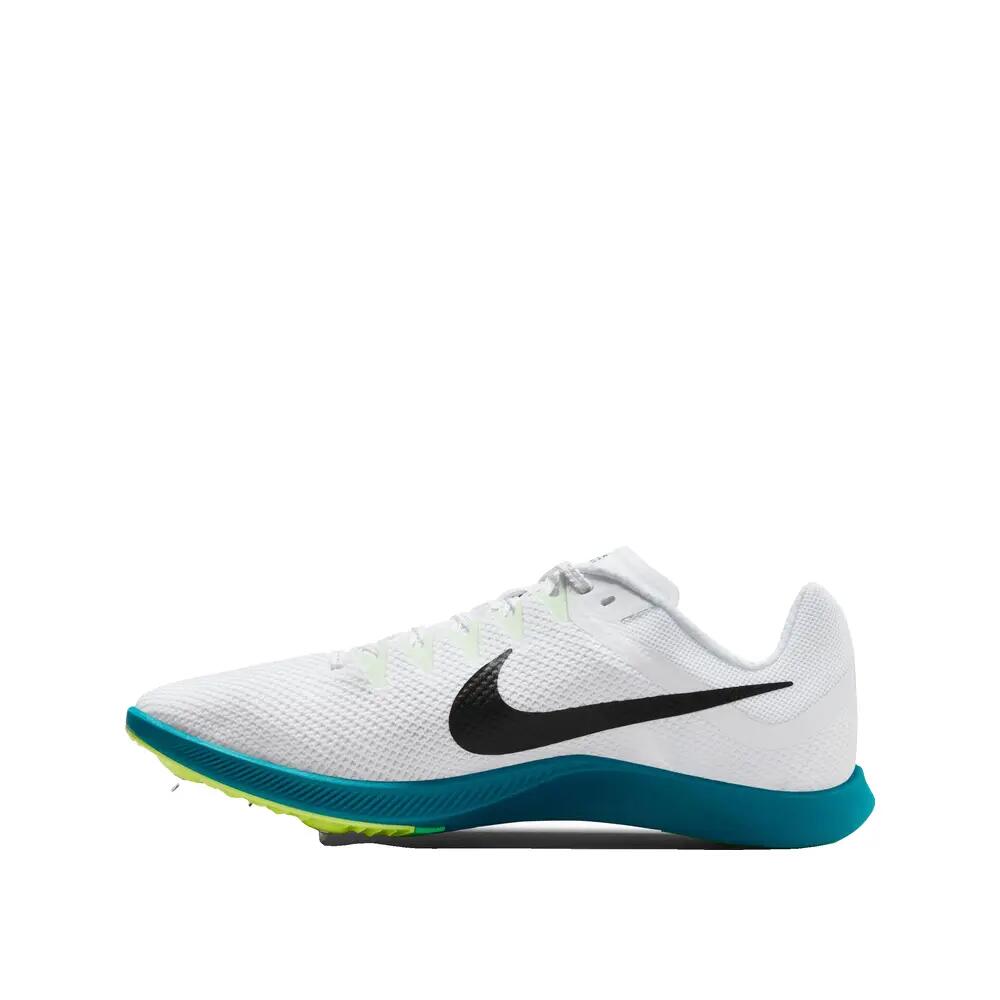 Nike Rival Distance Lauf Schuhe Weiß/Schwarz/Leuchtend Grün 4/6