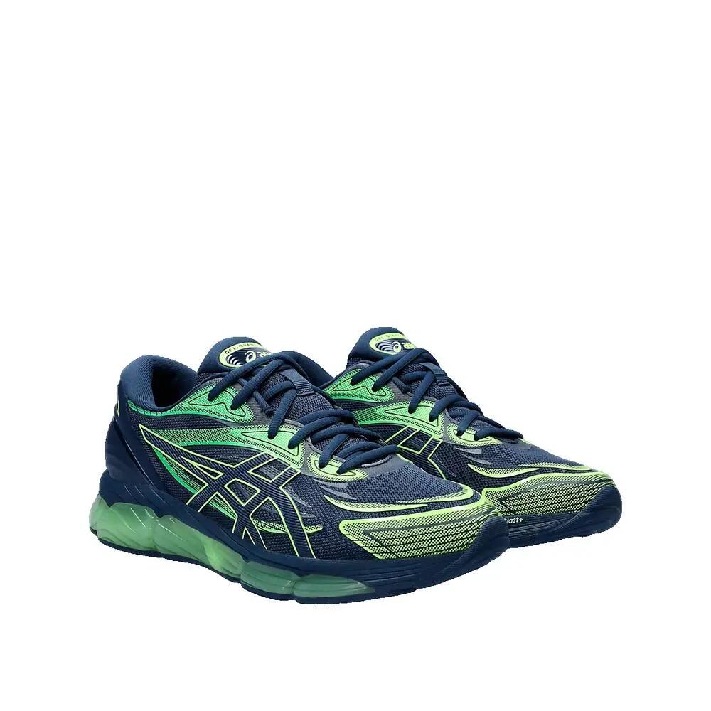 Hardloopschoenen ASICS Gelquantum 360 VIII Blauw / Fluogeel 3/3