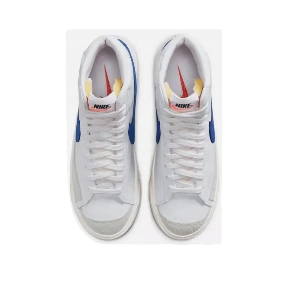 Nike Blazer Mid 77 Dames Blanc/Game Royal/Sail/Noir 6/6
