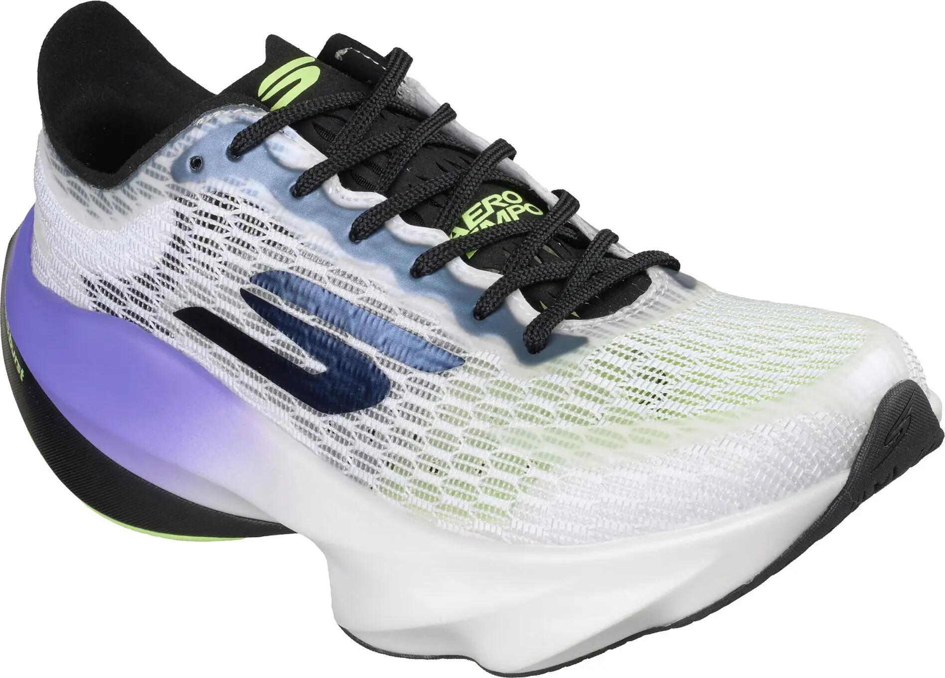 Chaussures Running Skechers Aero Tempo Blanc/Multicolore Femme 5/5