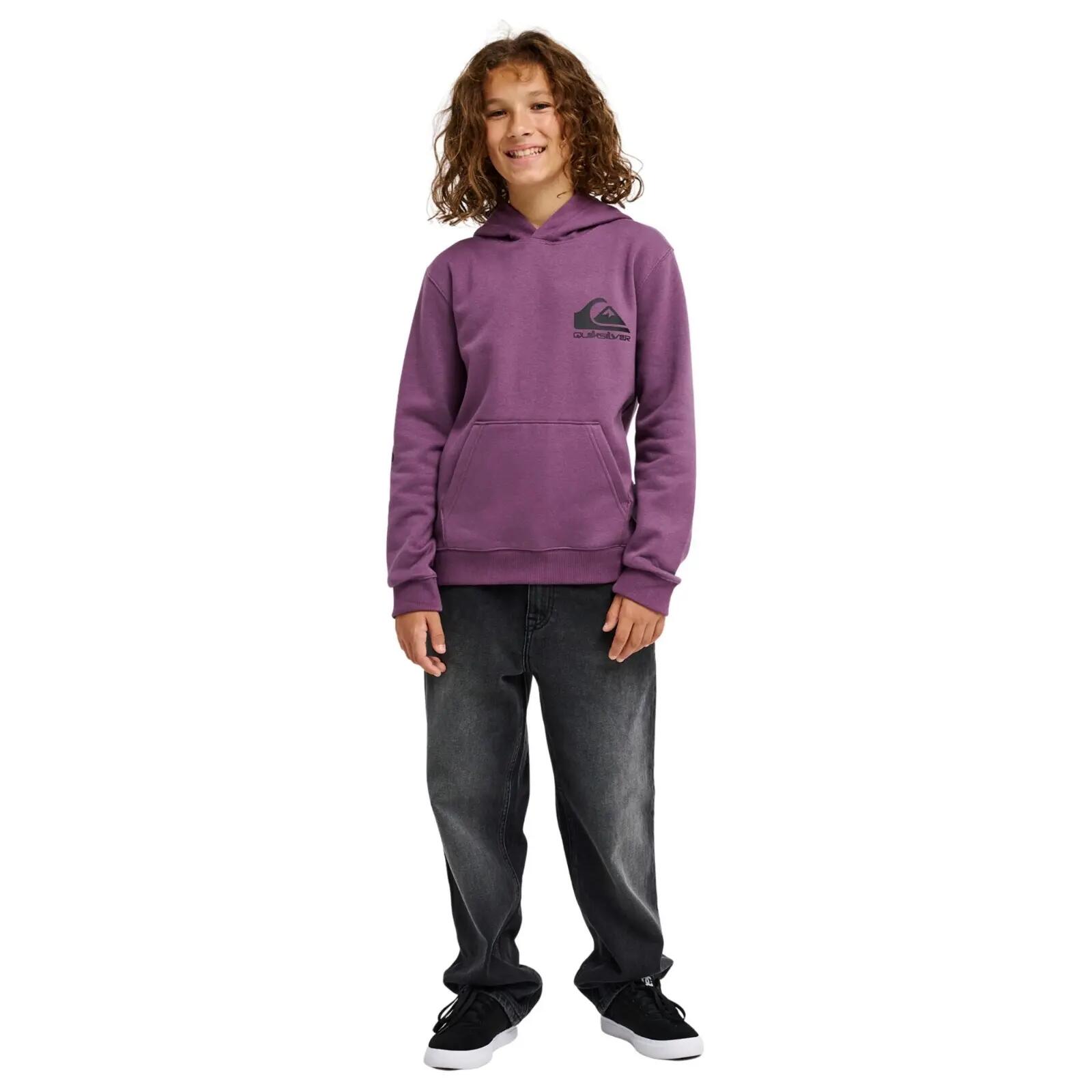 Bluza z kapturem dla Chłopcy OMNI LOGO Fioletowy 6/7