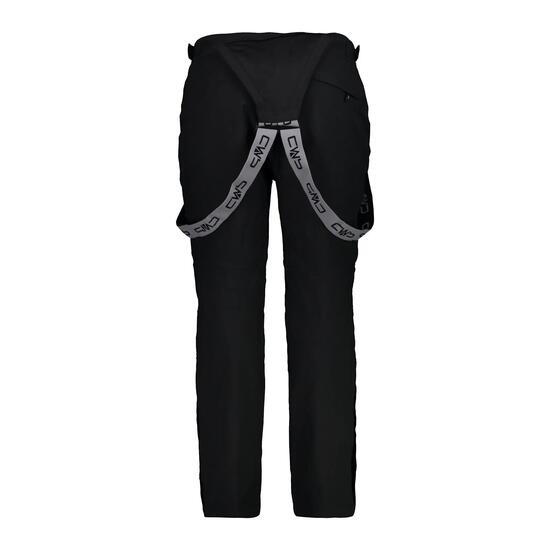 Pantalon randonnée homme Man ski Pant. Salopette - noir