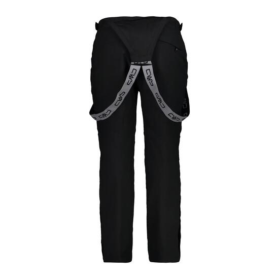 Pantalon randonnée homme Man ski Pant. Salopette - noir