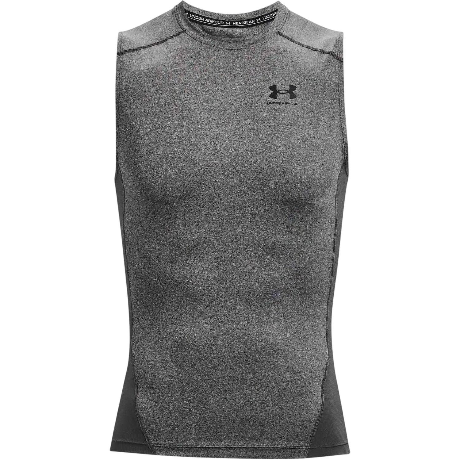 Maiou barbati Under Armour HeatGear Sleeveless, Gri