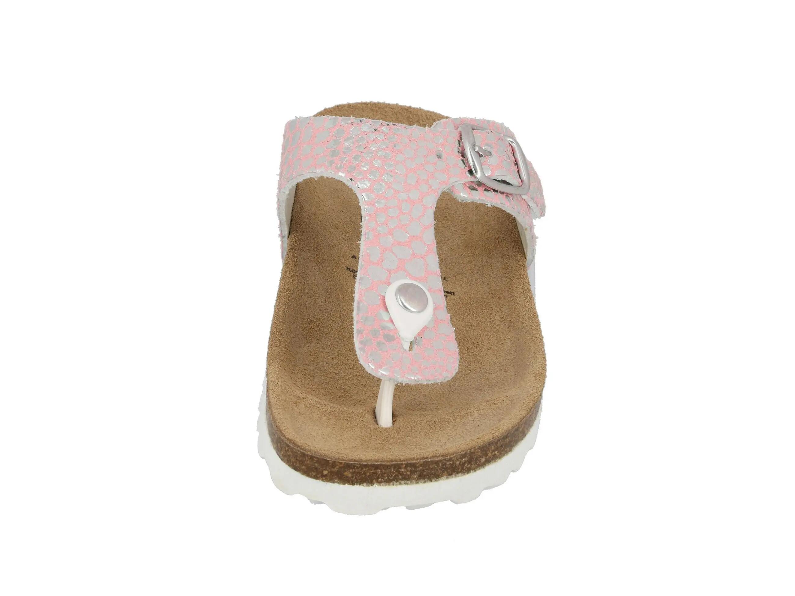 Mules - Fille - Bride d’orteil, boucle réglable - LICO Bioline Stone 3/6