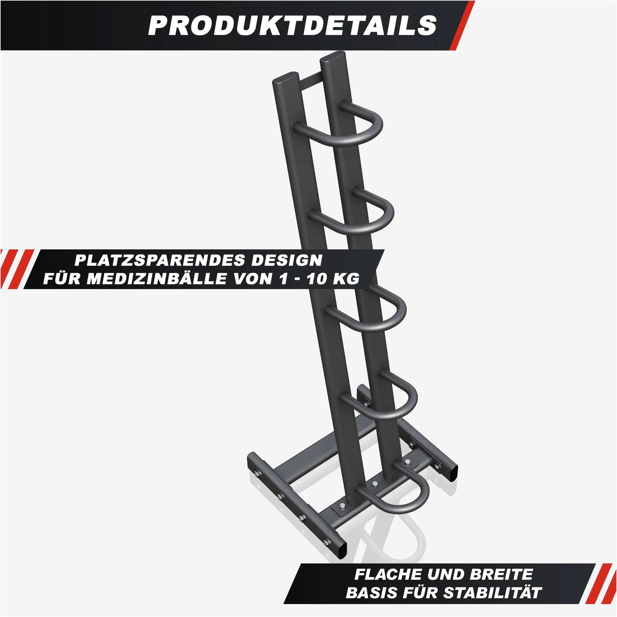 GORILLA SPORTS Medizinballständer Set 15 kg 9/9