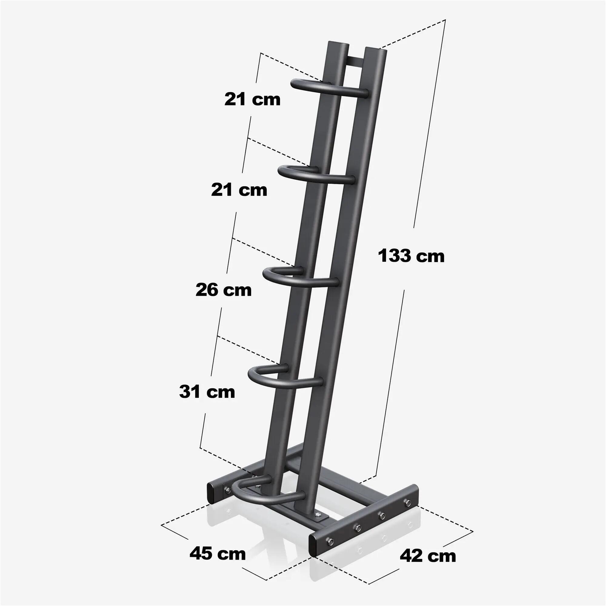 GORILLA SPORTS Medizinballständer Set 15 kg 8/9