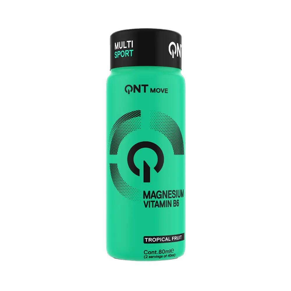 QNT Magnesium Sport Shot (12x80ml) Tropical Fruit 3/6