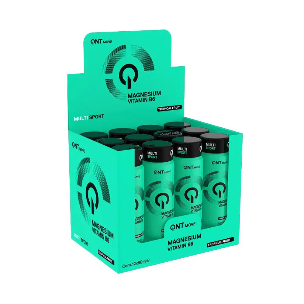 QNT Magnesium Sport Shot (12x80ml) Tropical Fruit 2/6