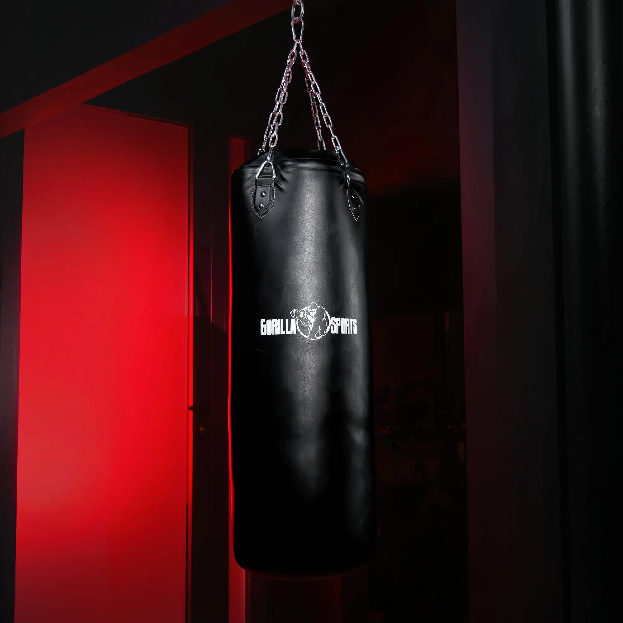 Saco Boxeo Gorilla Sports Negro 27 Kg 5/7