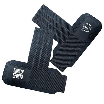 Powergrip lifting straps - verstelbaar - slipvaste grip - ergonomische