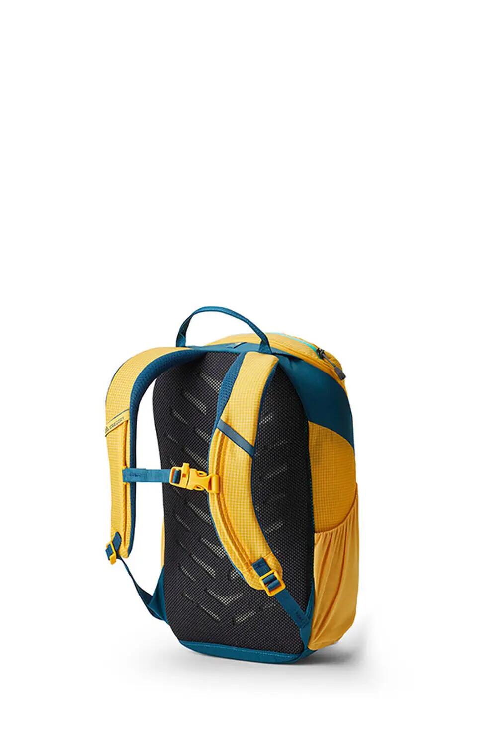 Tagesrucksack für Kinder Wander 12 aqua yellow 2/3