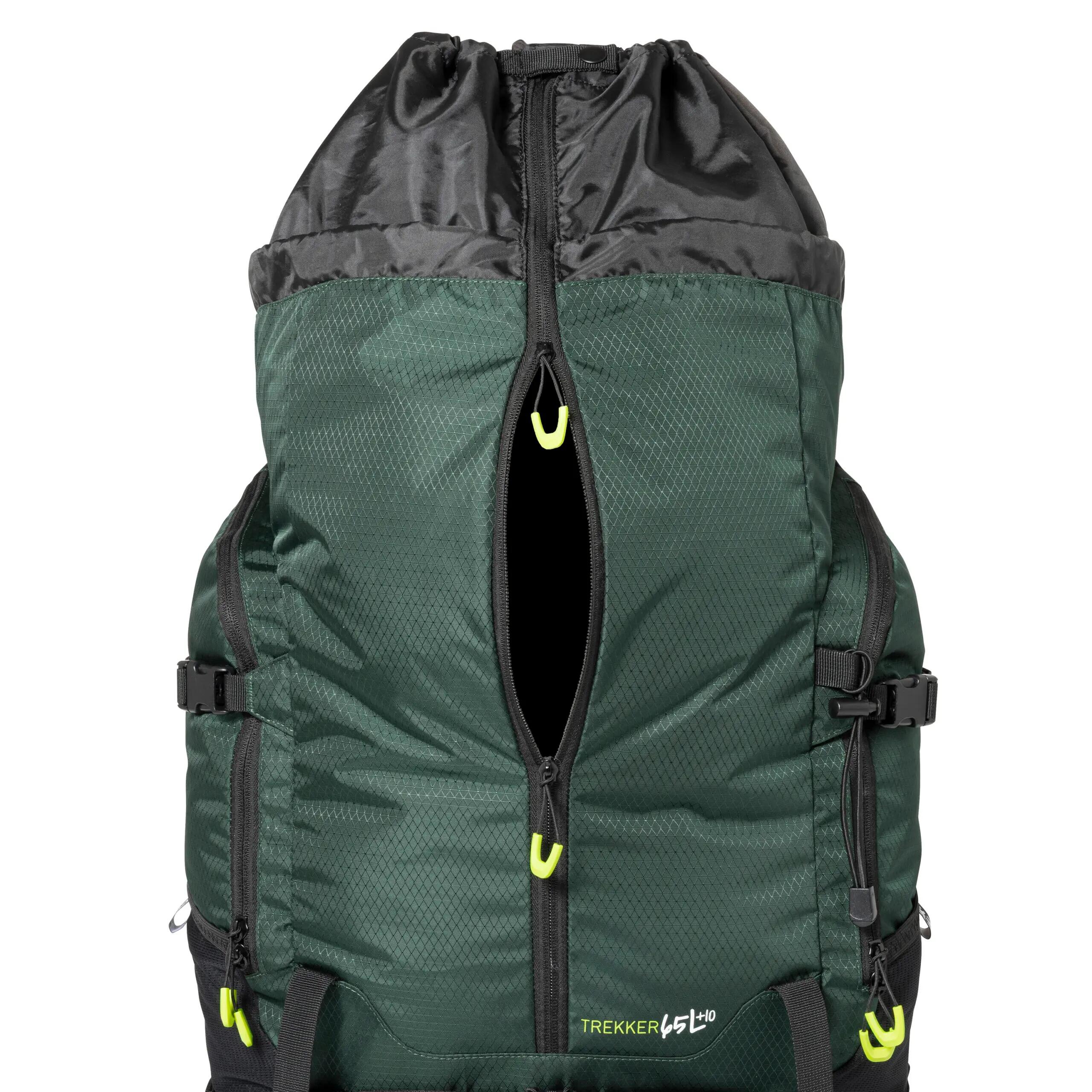 Sac à dos Trekker 65+10L Vert sapin 10/14