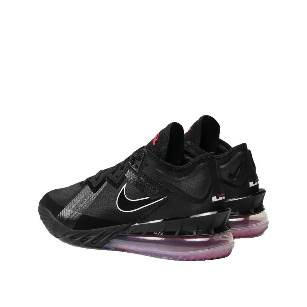 Zapatillas de baloncesto Nike Lebron 18 Low Negro/Blanco/Rojo universitario 4/6