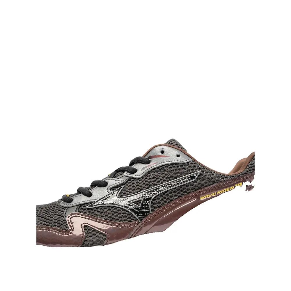 Zapatos Mizuno Wave Rider 10 Negro Sable/Negro/Café Chicorée 8/9