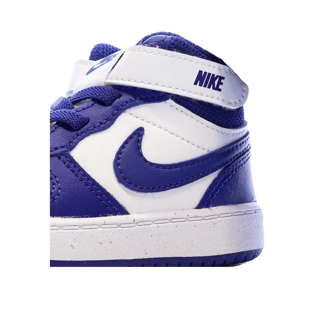Zapatillas Nike Court Borough Mid 2 Blancas/Noche Profunda 7/7