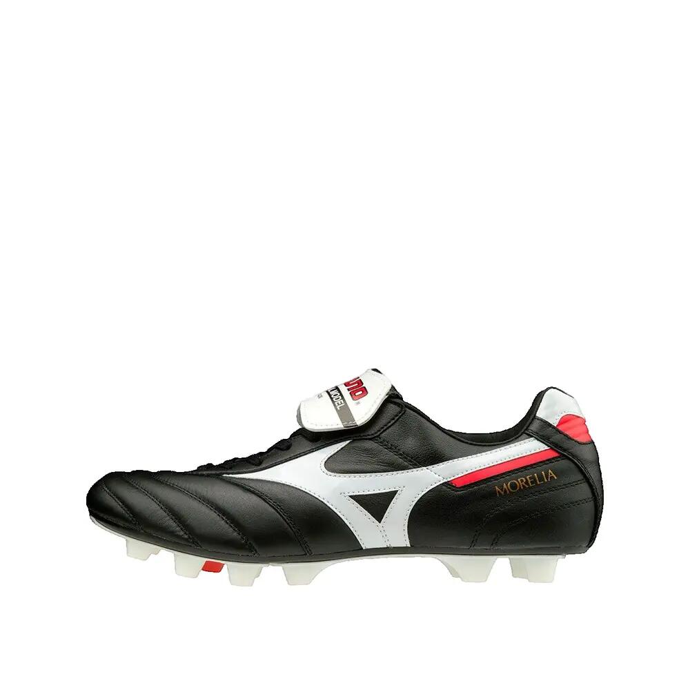 Chaussures de football Mizuno Morelia II Japan MD Noir/Blanc/Rouge 3/5