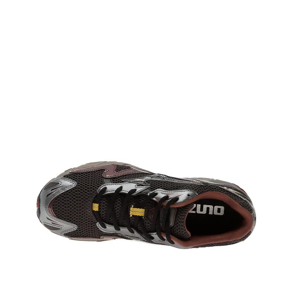 Zapatos Mizuno Wave Rider 10 Negro Sable/Negro/Café Chicorée 3/9
