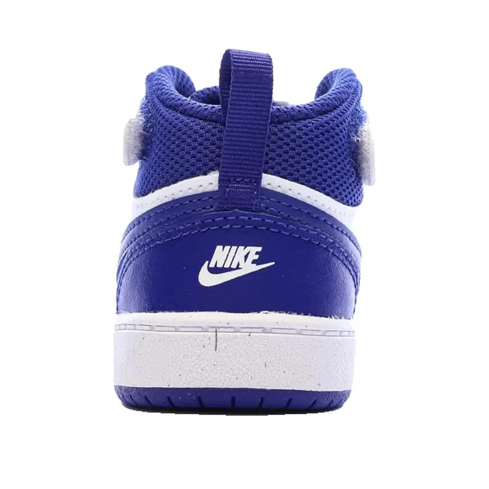 Zapatillas Nike Court Borough Mid 2 Blancas/Noche Profunda 3/7