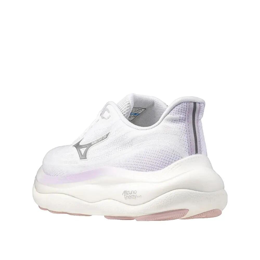 Mizuno Wave Sky 9 Laufschuhe Weiß/Silber/Orchideenblüte 4/10