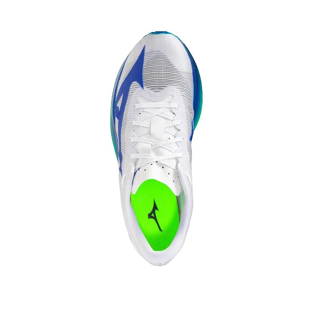 Buty biegowe Mizuno Hyperwarp Elite Białe/Żółte/Błękitne 6/7