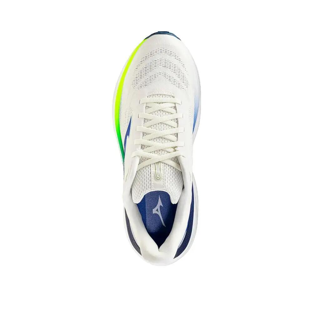 Mizuno Wave Sky 9 Laufschuhe Weiß, Blau Und Gelb 8/8