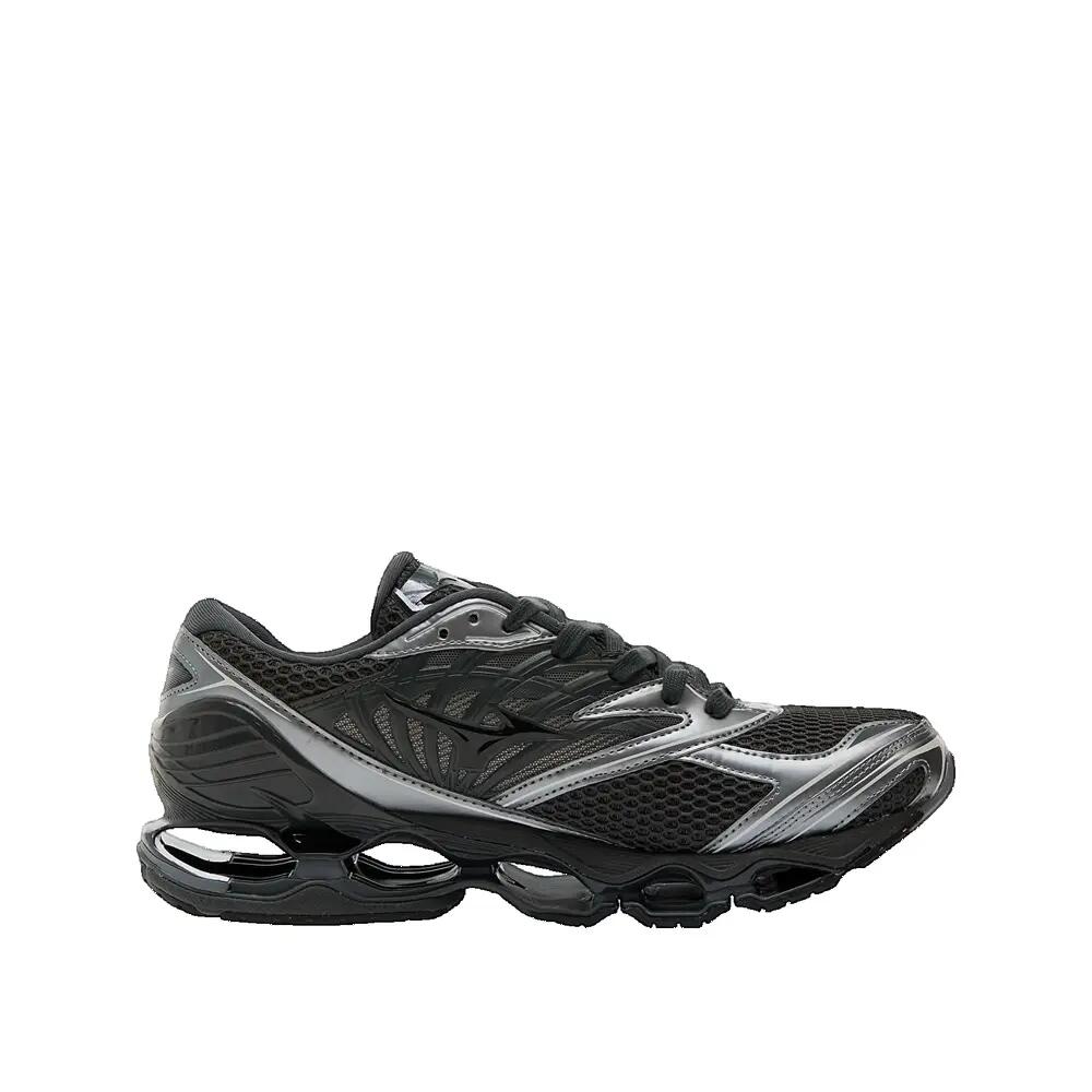 Scarpe Mizuno Wave Prophecy LS Nero Sabbiato/Grigio Metallizzato 2/7