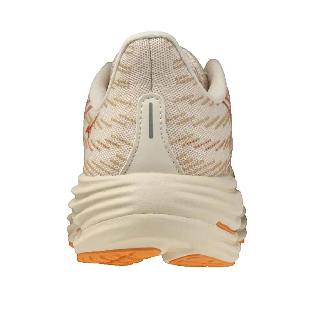Chaussures de course Mizuno Wave Rider 29 Beige/Blanc/Orange 7/8