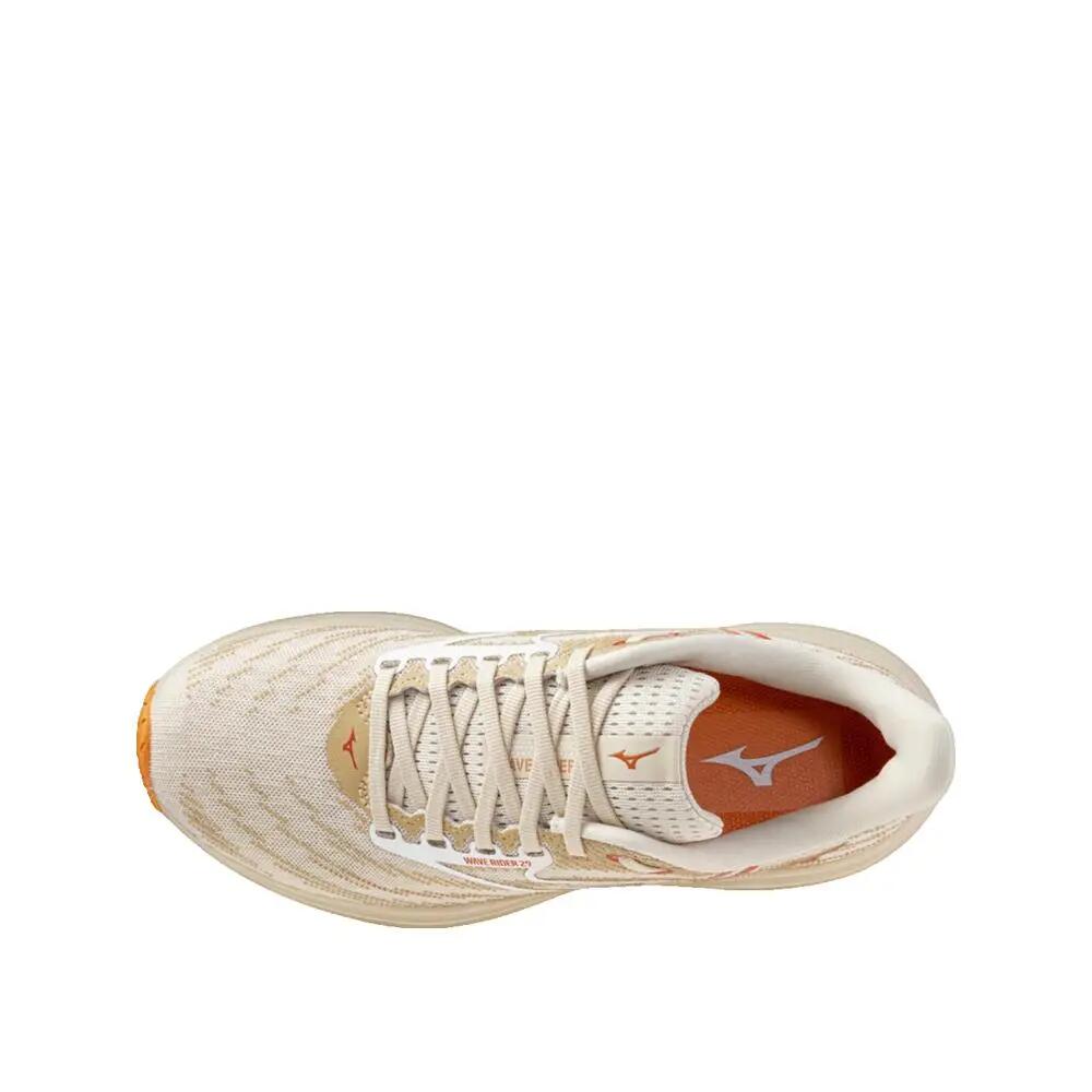 Chaussures de course Mizuno Wave Rider 29 Beige/Blanc/Orange 5/8