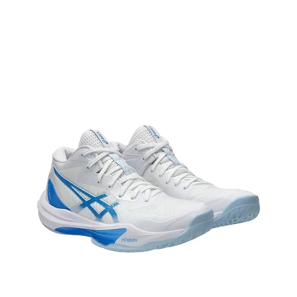 Chaussures de volley ASICS Sky Elite FF MT 3 Blanche/Bleue 3/3
